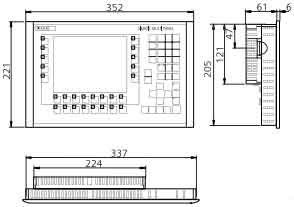 !!!!!!!SIEMENS+277系列面板(6AV6 643)+安装方式5